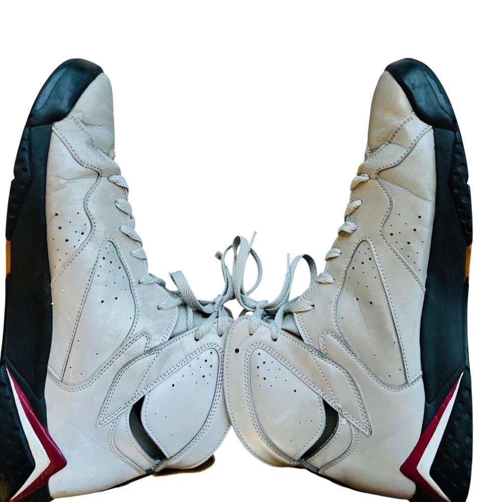 Air Jordan 7 Retro REFLECTIONS Cardinal 2011 White Red Bronze Mens Size 14 - Picture 2 of 9